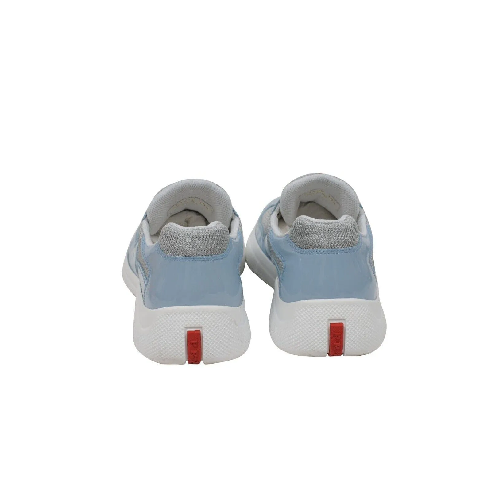 Americas Cup Sky Light Blue Patent Leather Sneakers