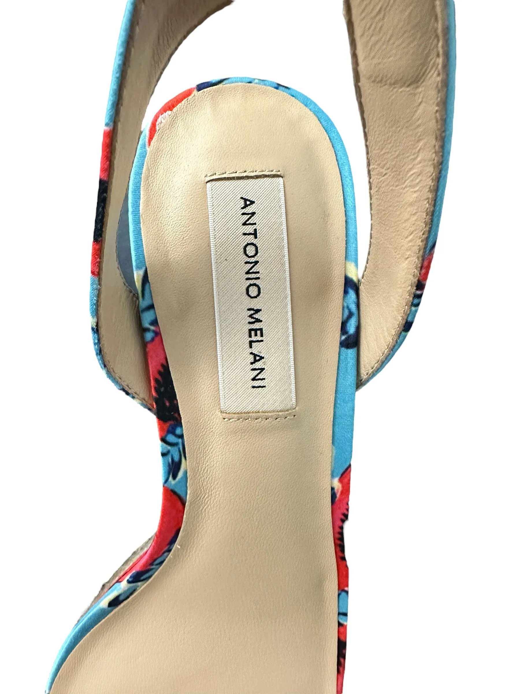 Antonio Melani Madelle Printed Ankle Strap Espadrille Platform Wedges