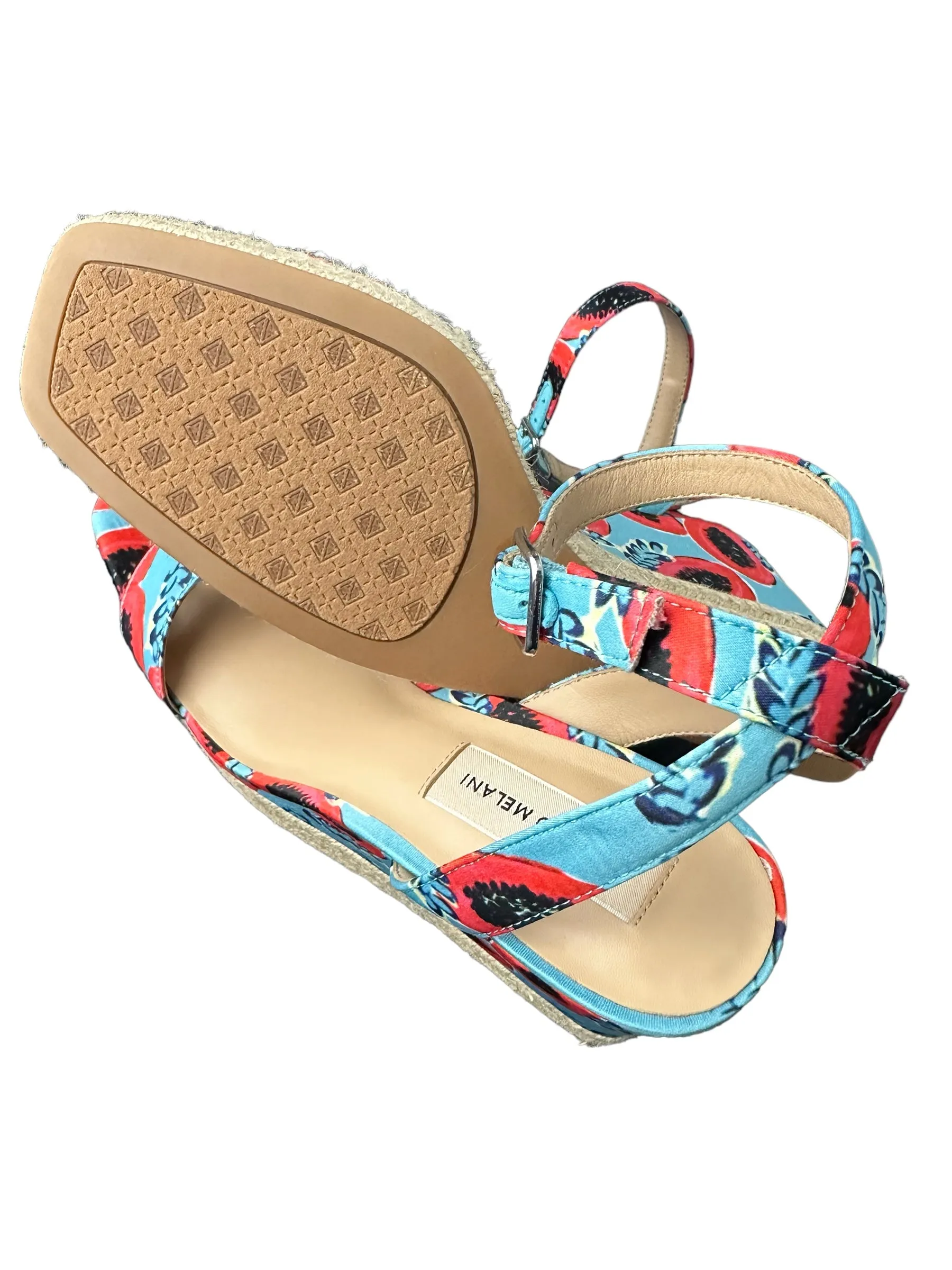 Antonio Melani Madelle Printed Ankle Strap Espadrille Platform Wedges