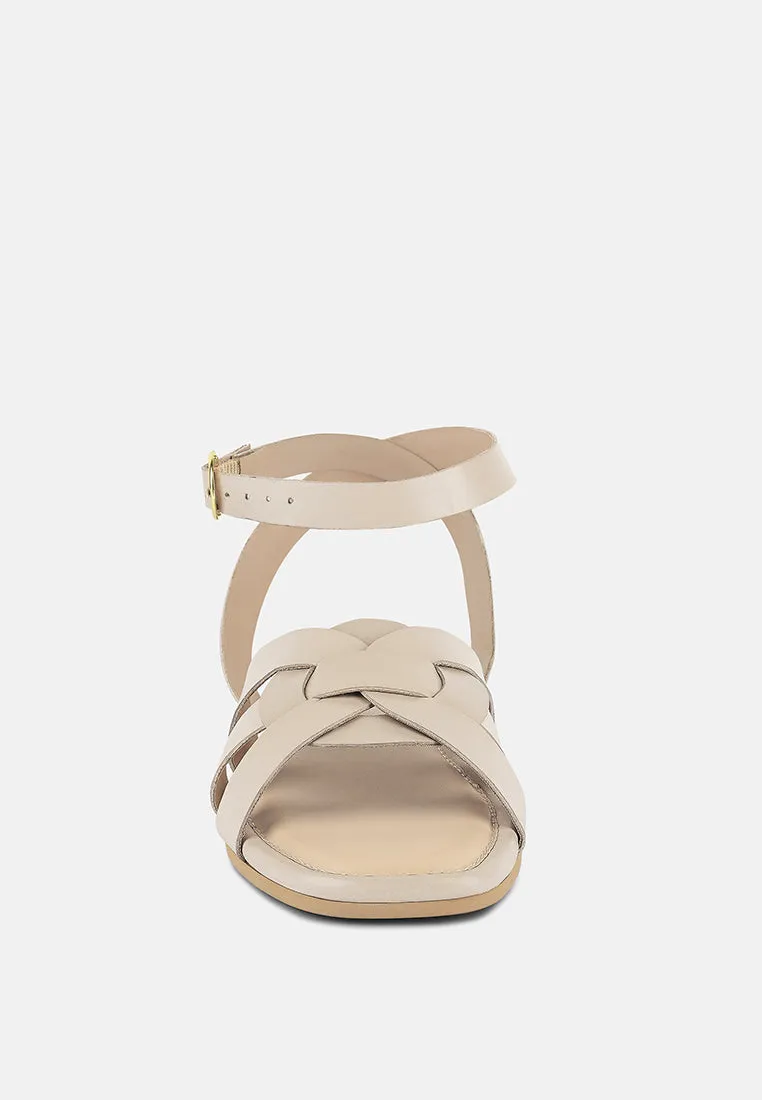 Ashton Flat Ankle Strap Sandals