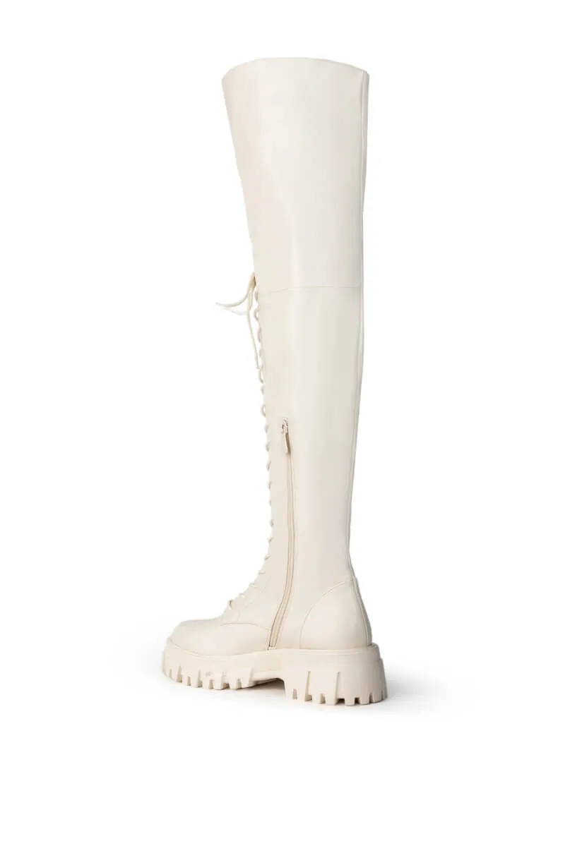 AZALEA WANG KANE BUCKET BOOT IN BONE