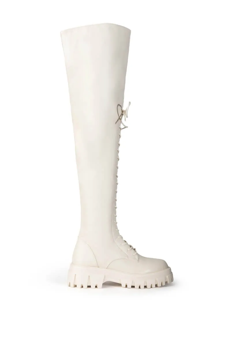 AZALEA WANG KANE BUCKET BOOT IN BONE