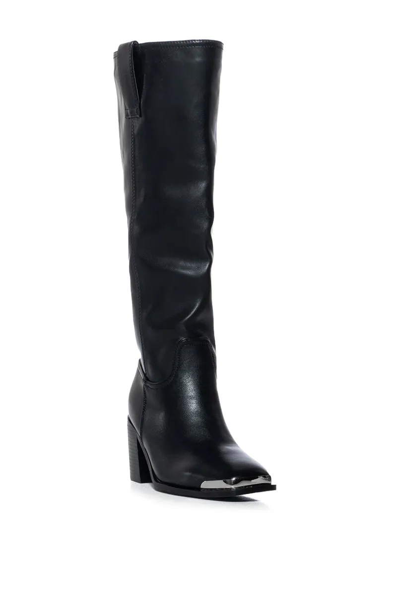 AZALEA WANG KOLSON BLACK BOOT