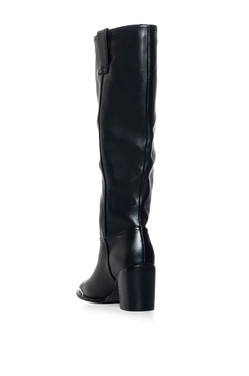 AZALEA WANG KOLSON BLACK BOOT