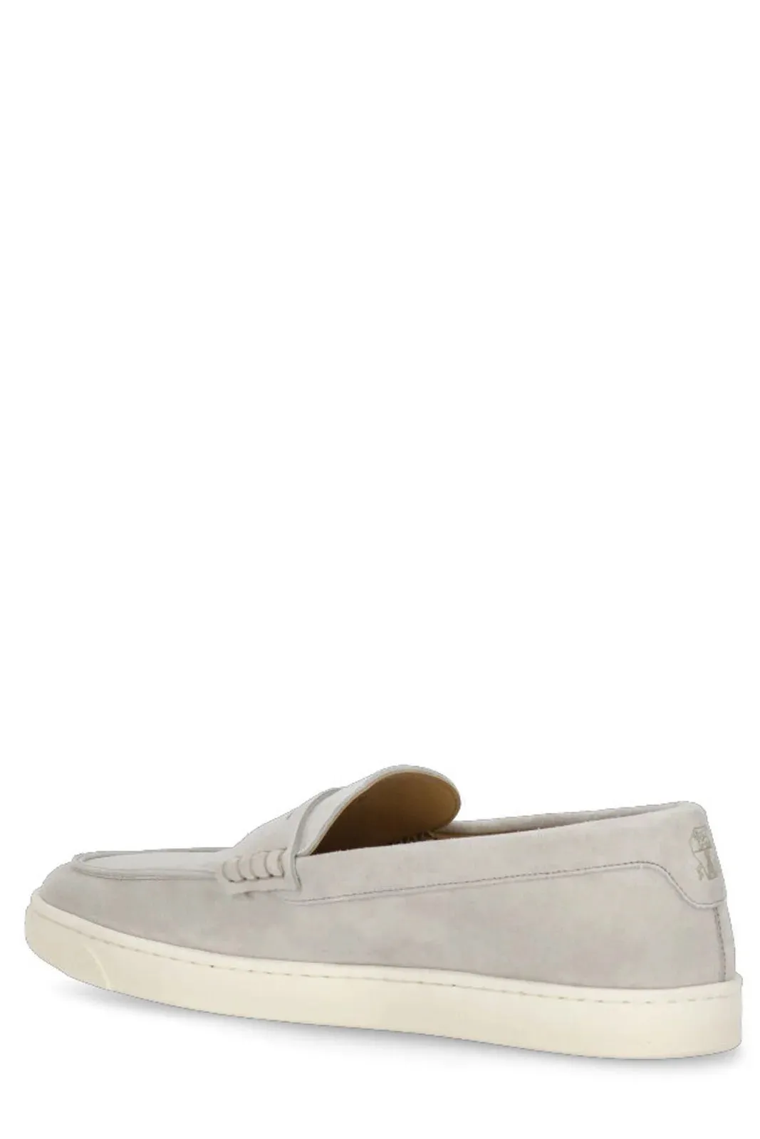 Brunello Cucinelli Almond-Toe Slip-On Loafers