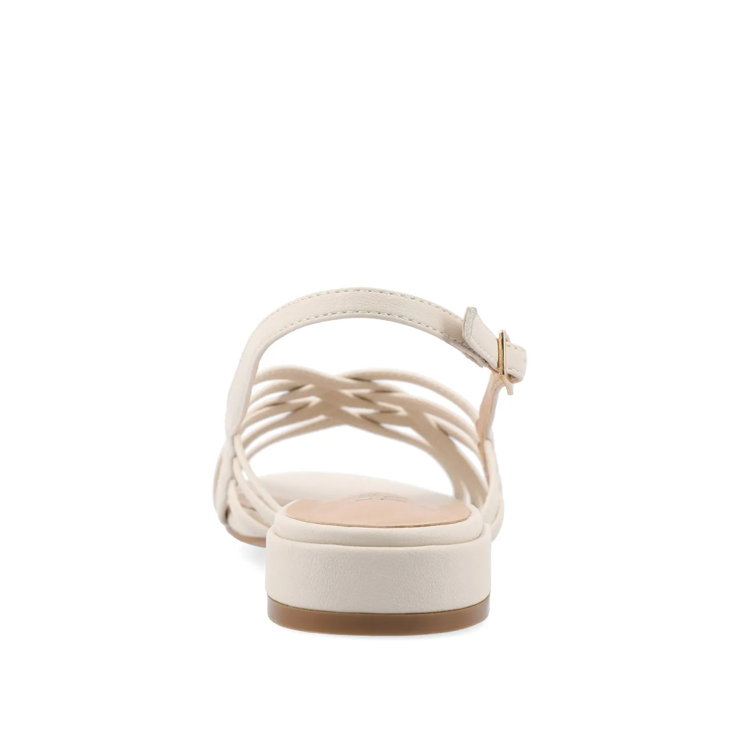 CASSANDRA STRAPPY KITTEN HEELED SANDALS