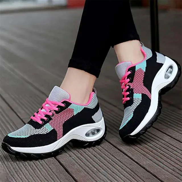 Color Block Breathable Sneakers