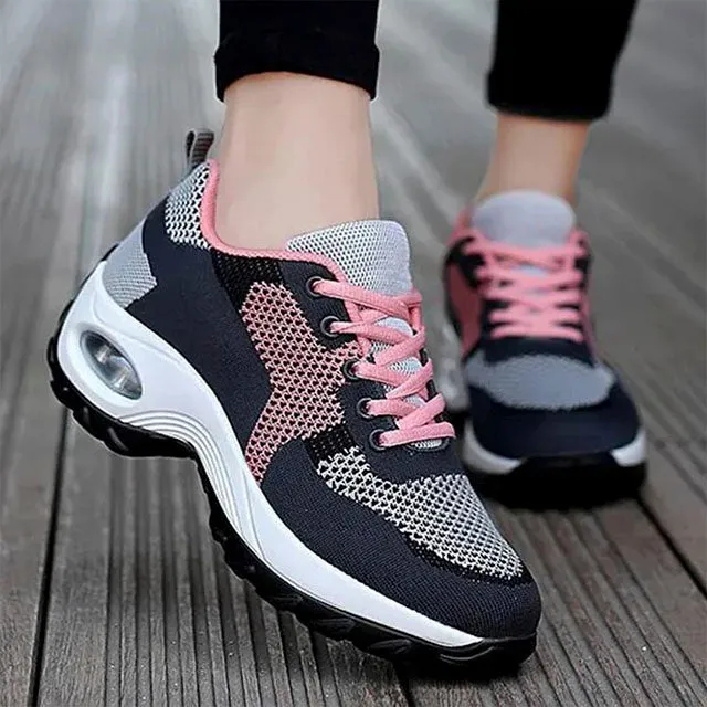 Color Block Breathable Sneakers