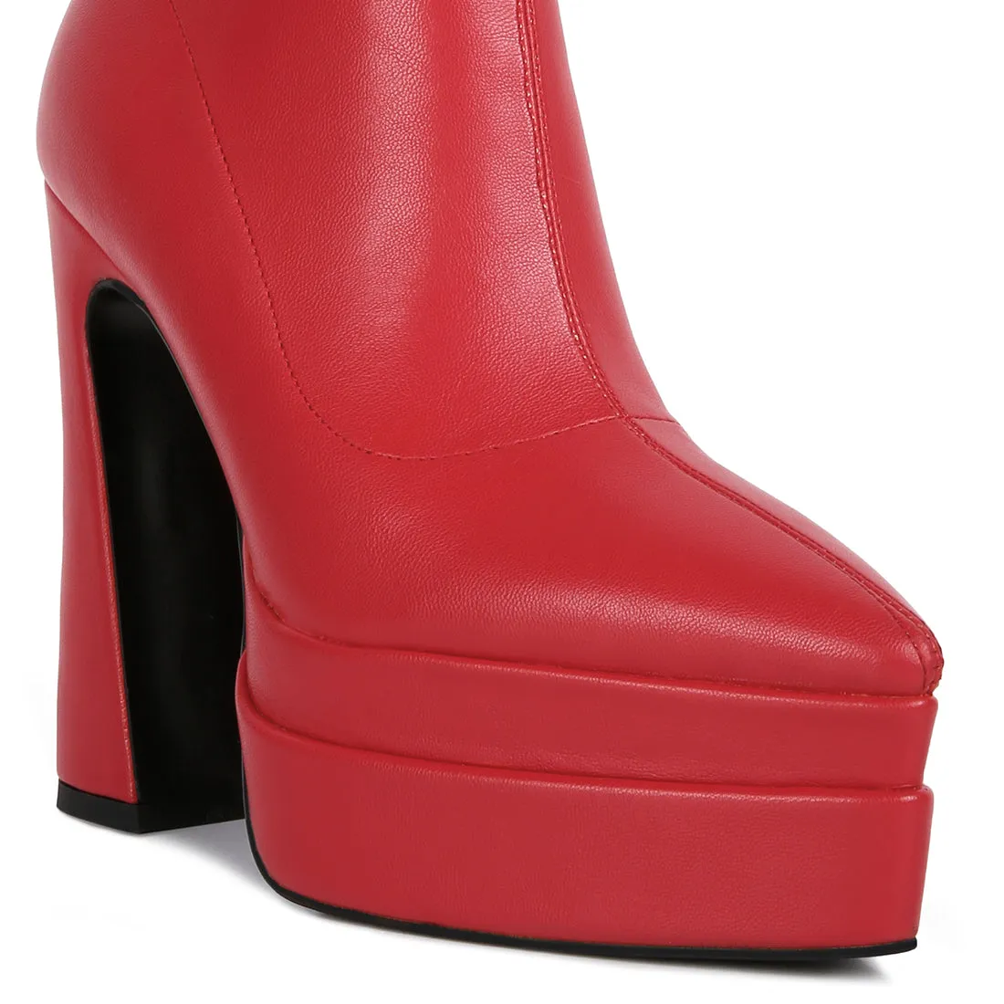 Dextra High Platform Ankle Boots