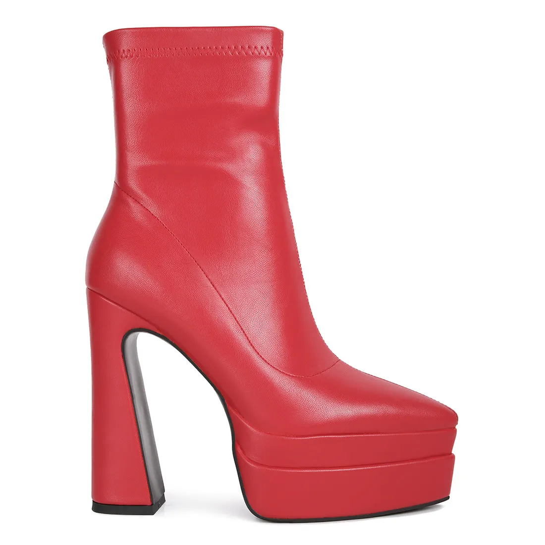 Dextra High Platform Ankle Boots