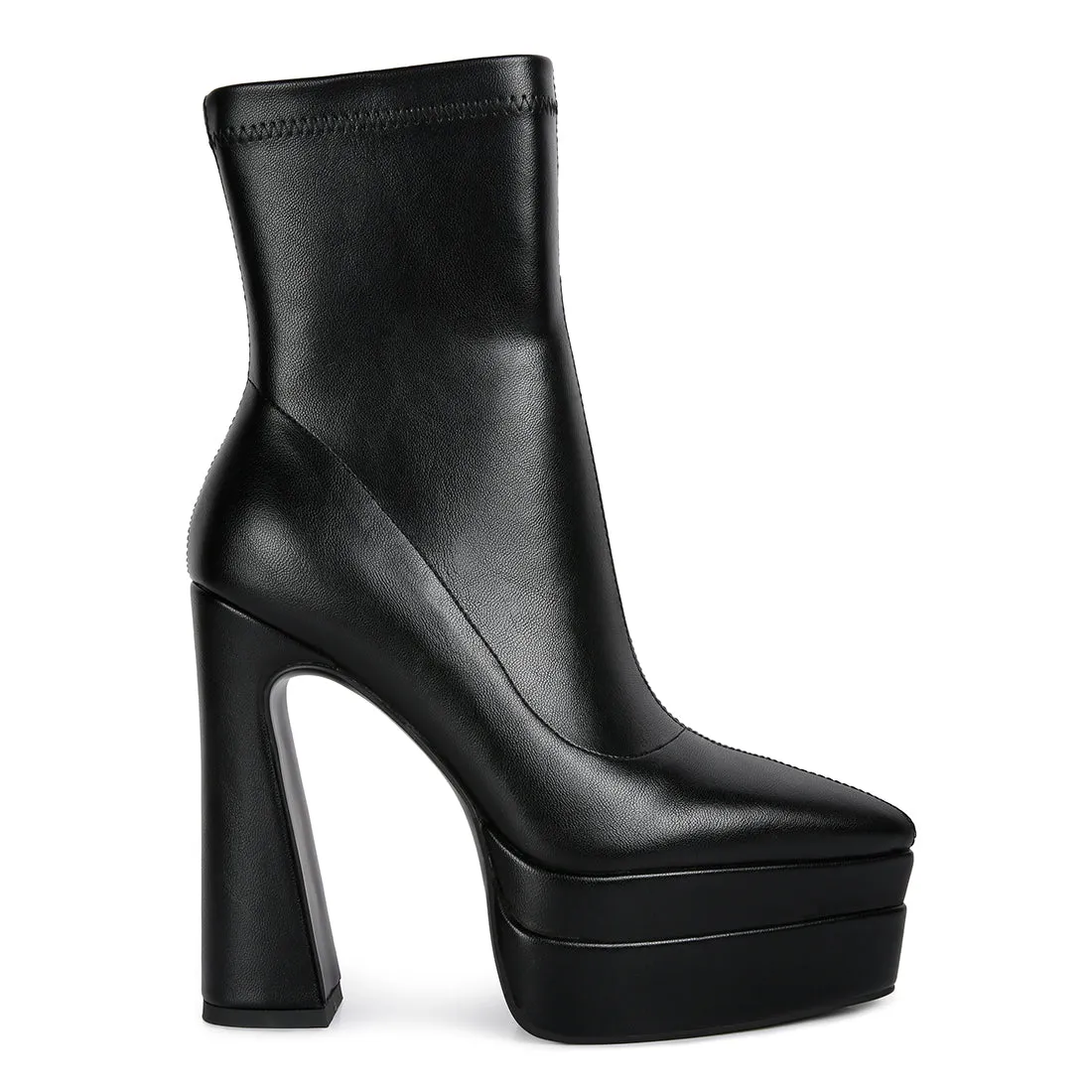 Dextra High Platform Ankle Boots