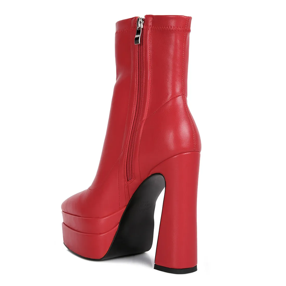 Dextra High Platform Ankle Boots