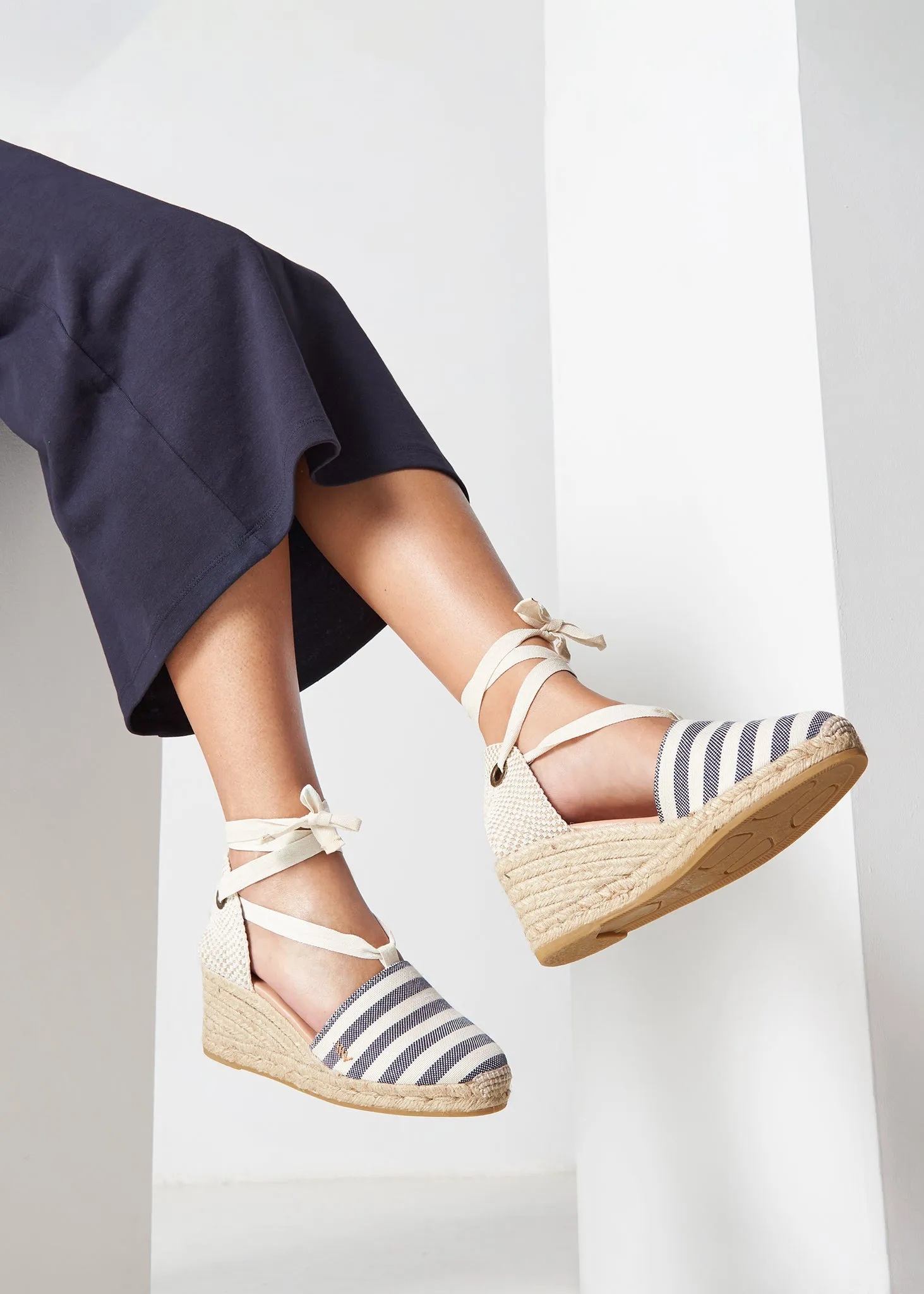 Escala Limited Edition Canvas Espadrille Wedges