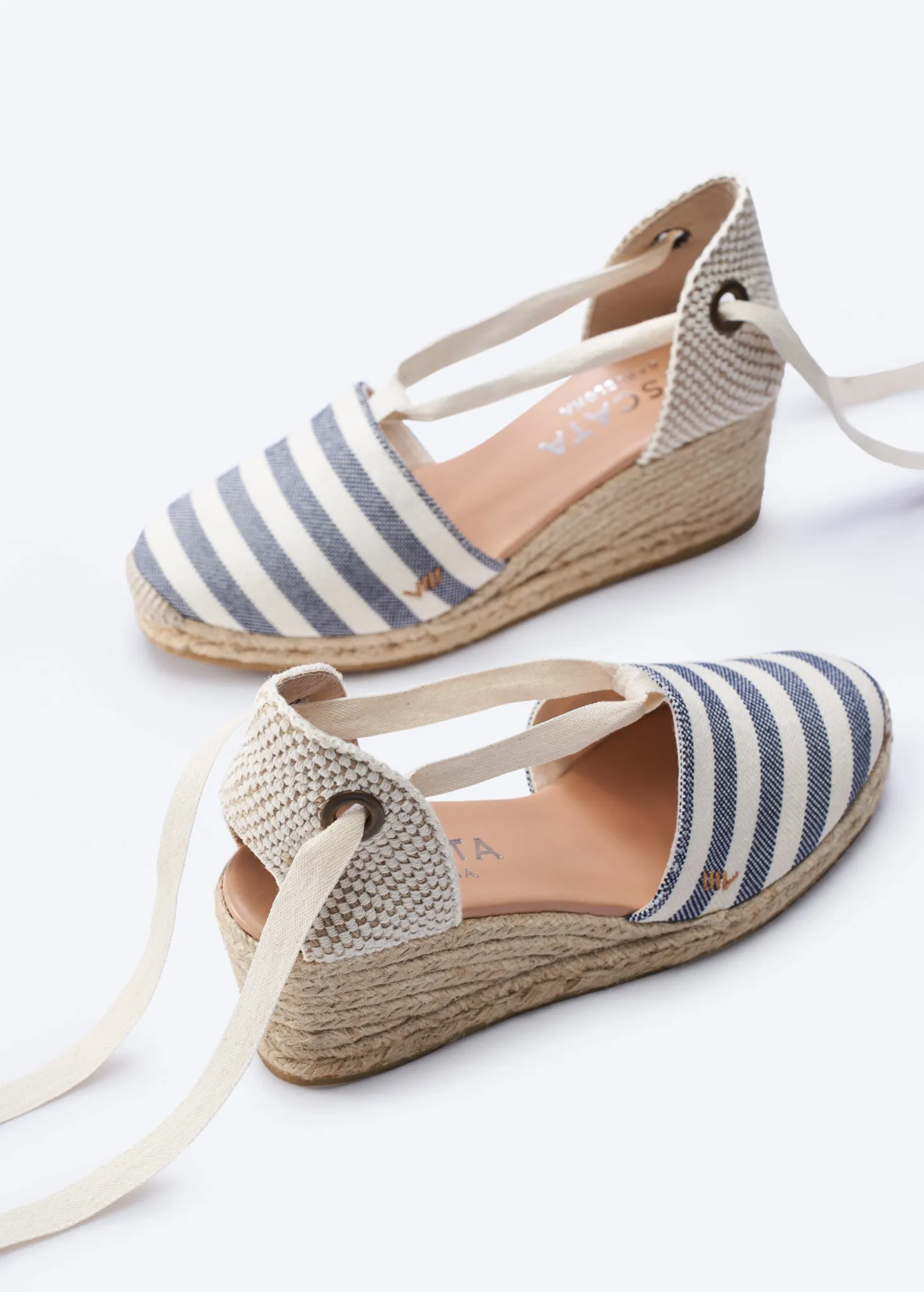 Escala Limited Edition Canvas Espadrille Wedges