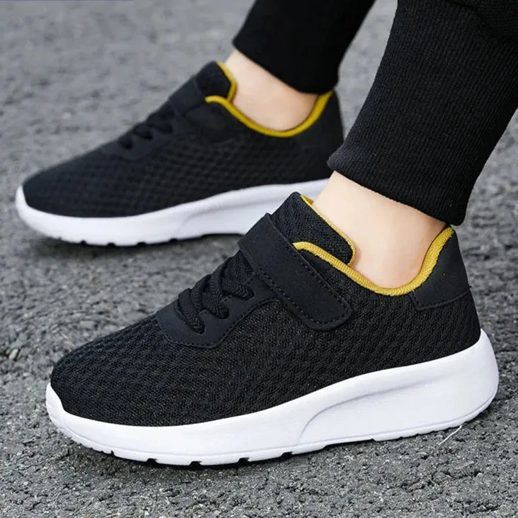 Kids Breathable Mesh Sports Sneakers for Boys and Girls