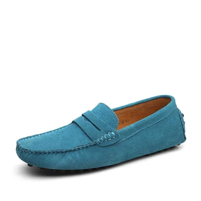 Lightweight Slip On Leather Loafers