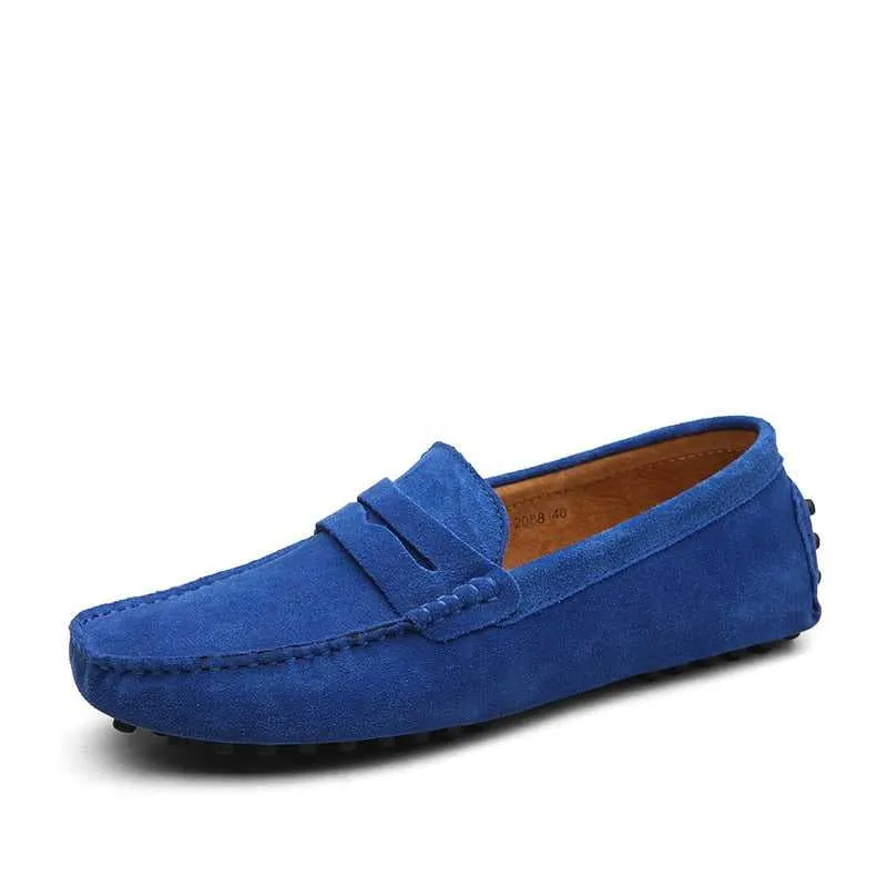 Lightweight Slip On Leather Loafers