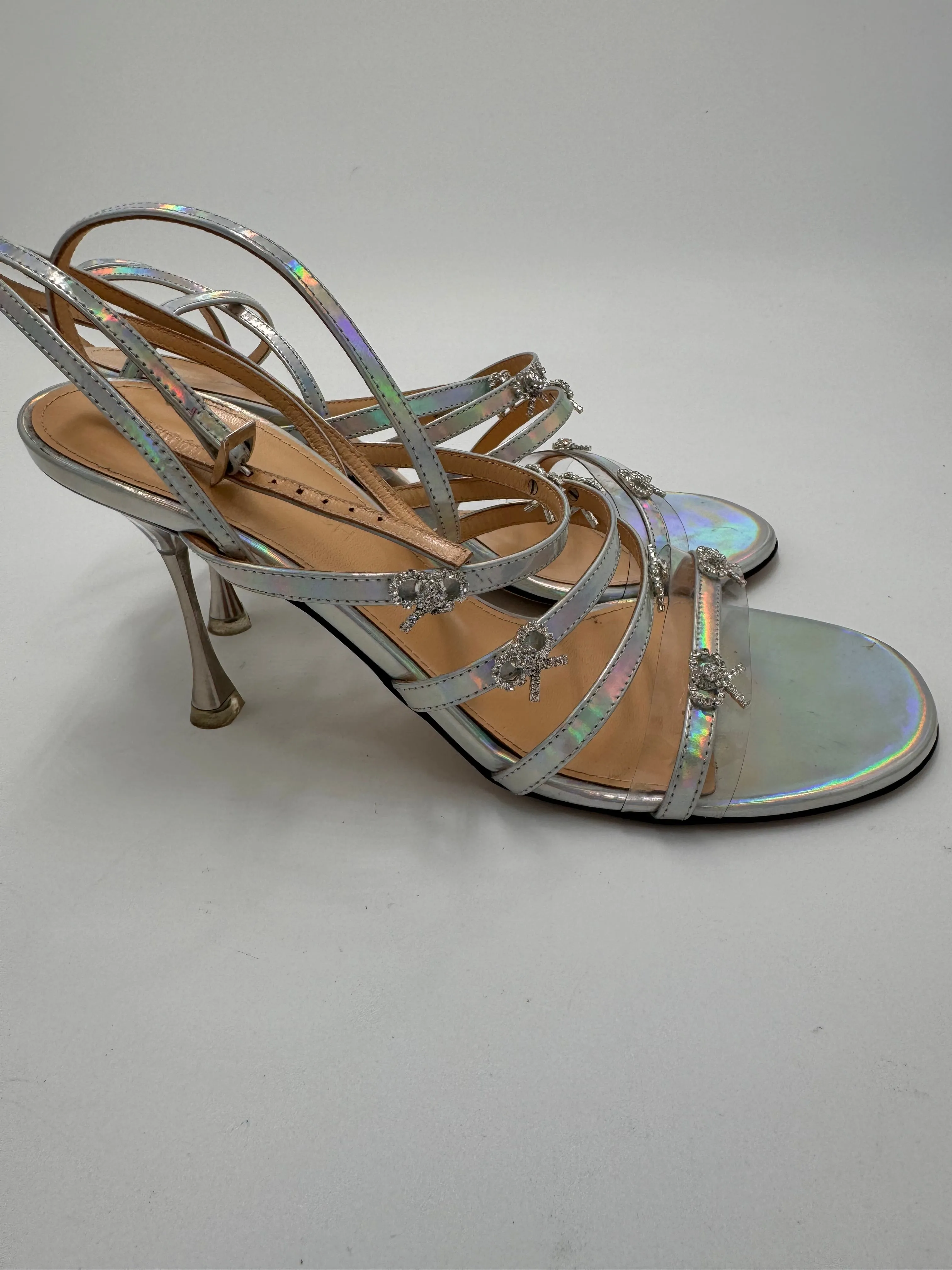 MACH & MACH strappy bow sandal size 38.5 (US 8.5)