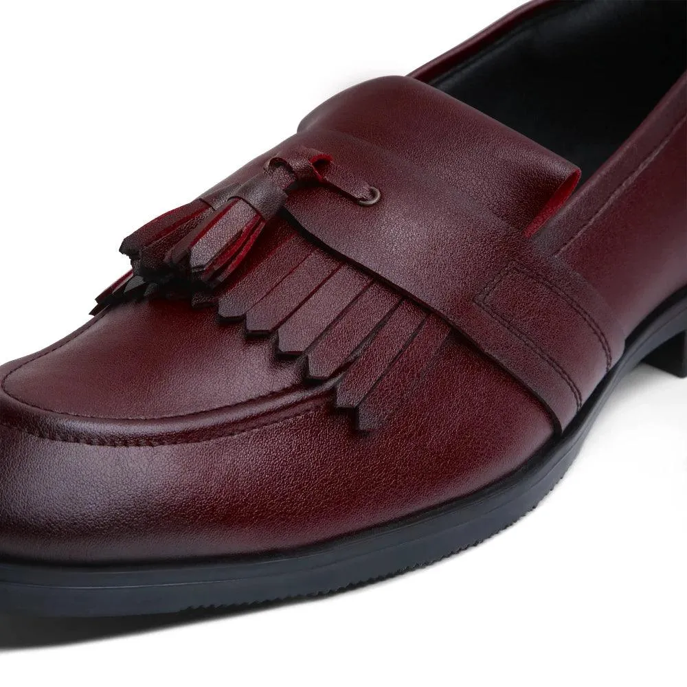 Monarch - Maroon Tassel Slip-on