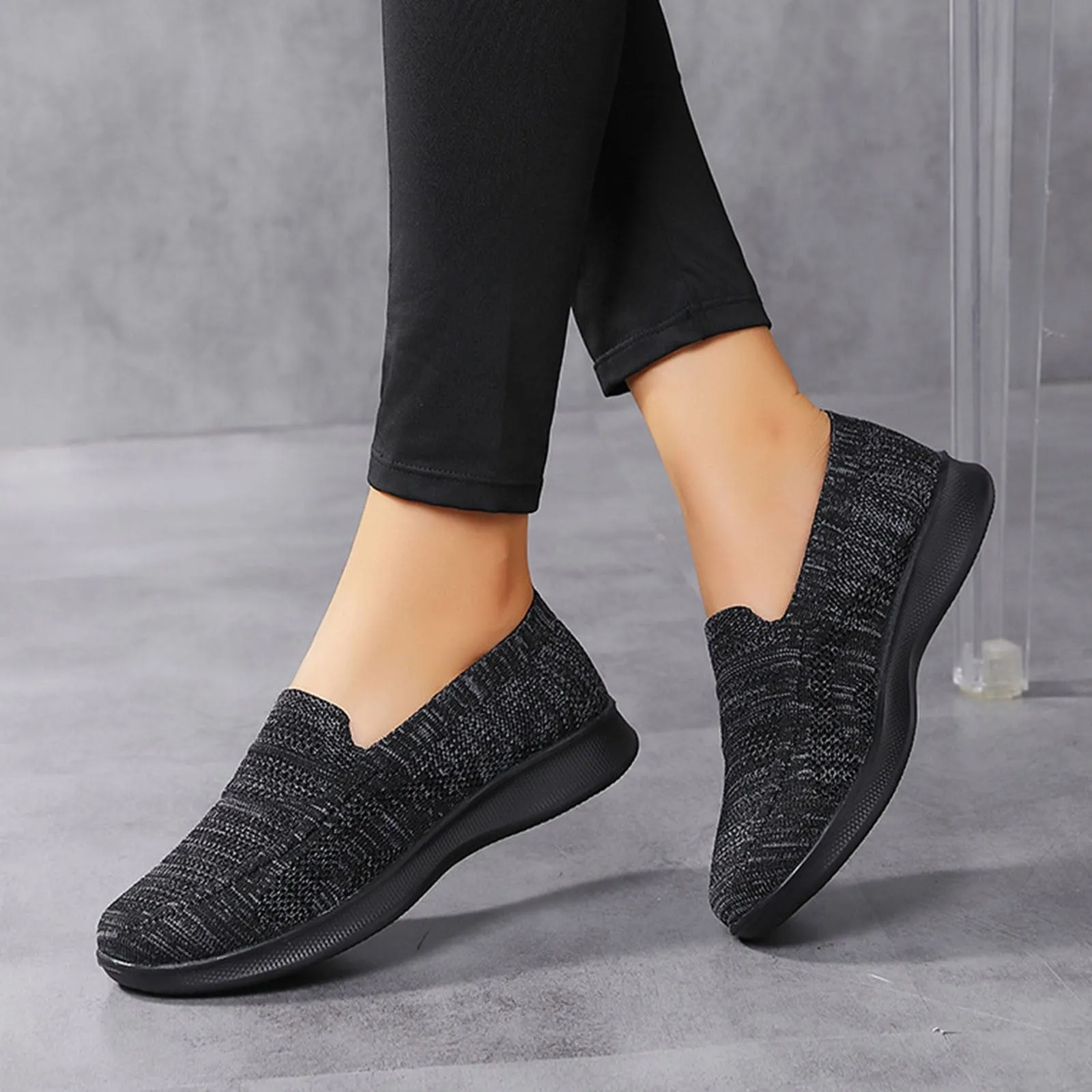 Owlkay Ladies Fashion Mesh Breathable Sneakers