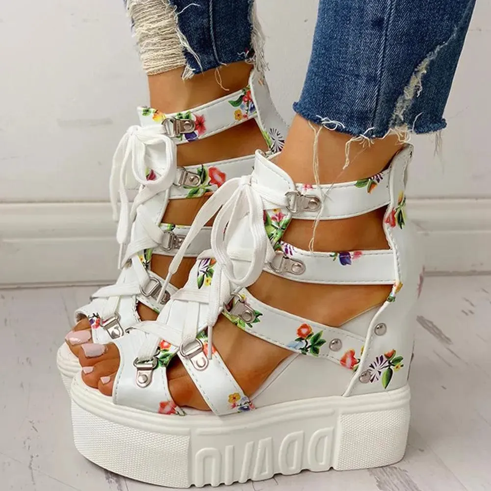 Paige Platform Heeled Sandals