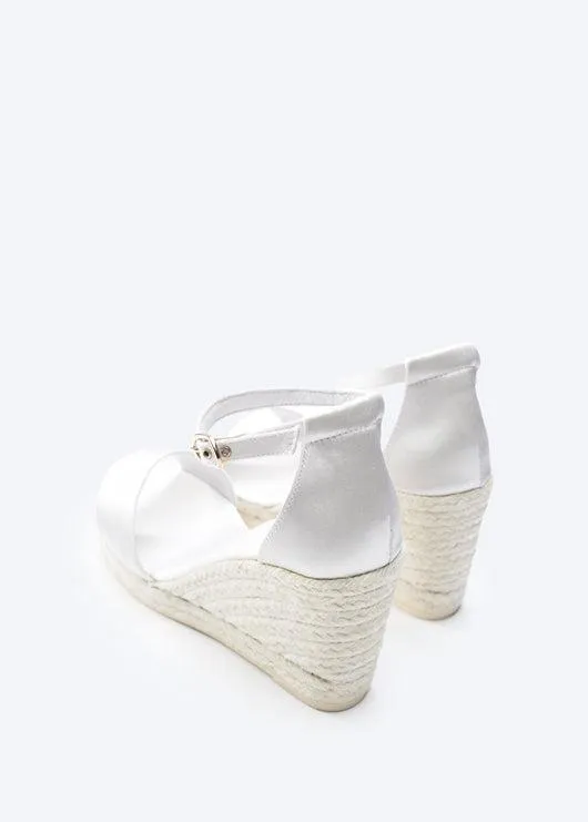 Salguer Silk Espadrille Sandal Wedges