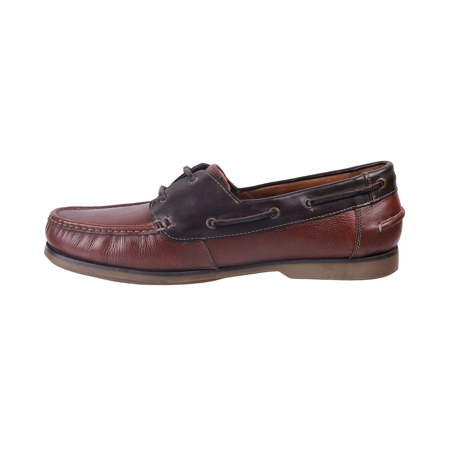 Samuel Windsor - 69 Big Size Wide Width Brown Leather Slip-On Loafer For Men