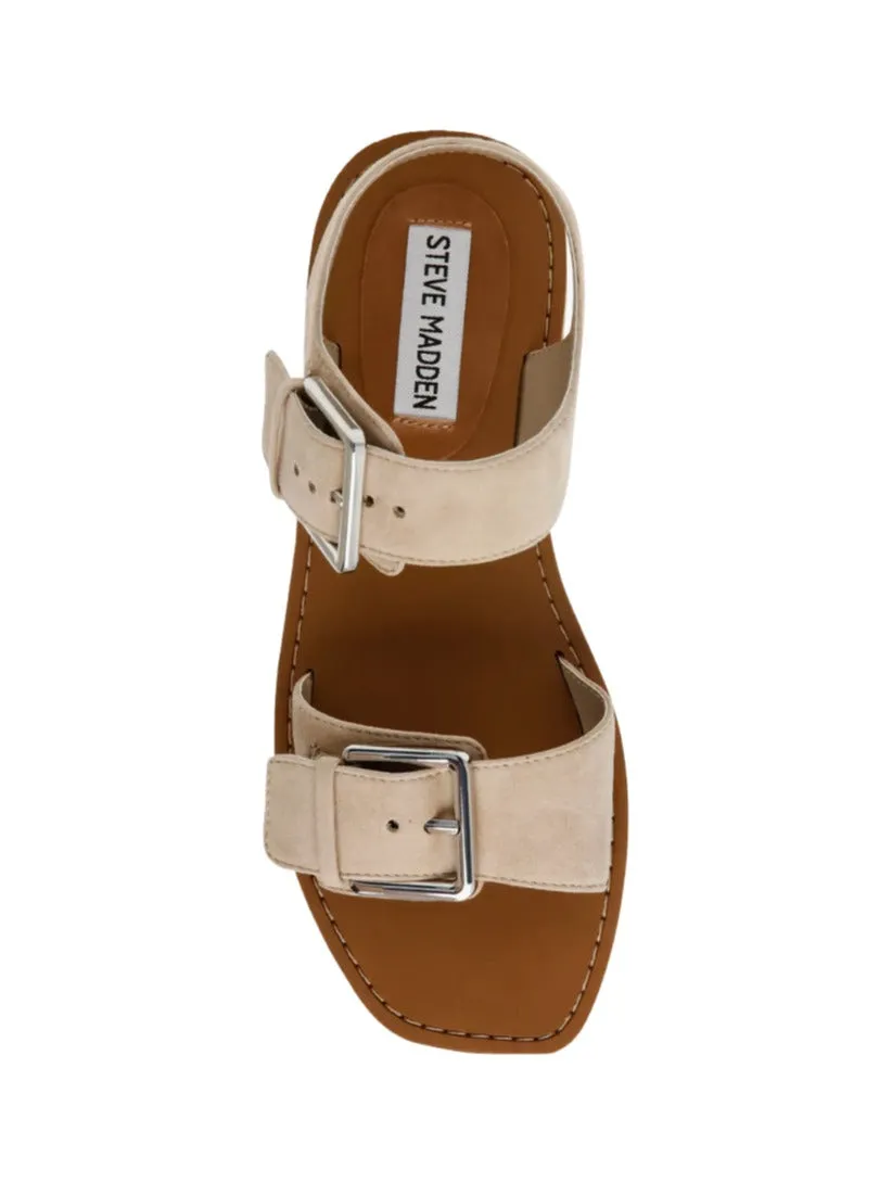 Santo Sandal in Sand Suede