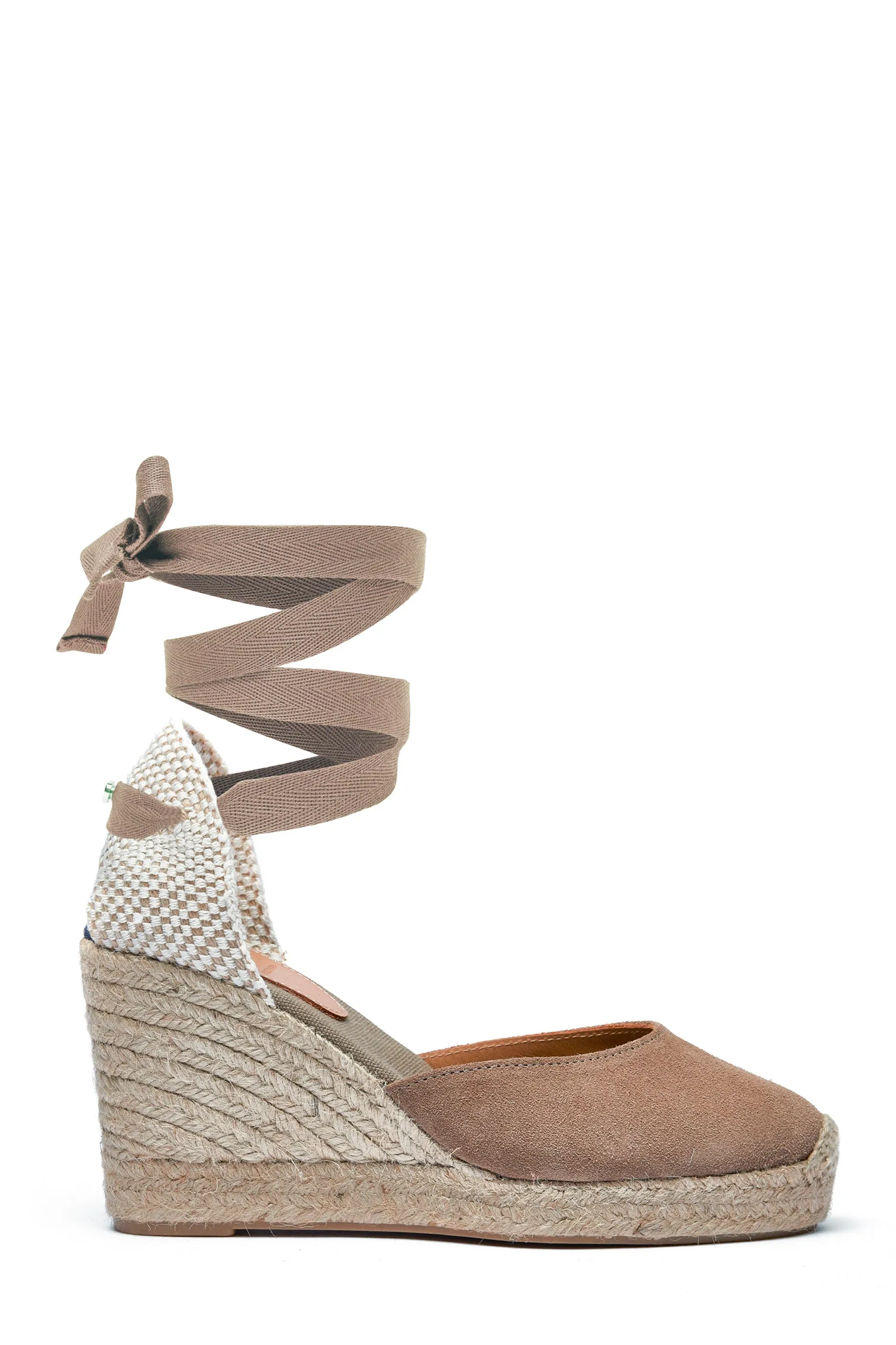 Seville Wedge Sandal (Taupe)