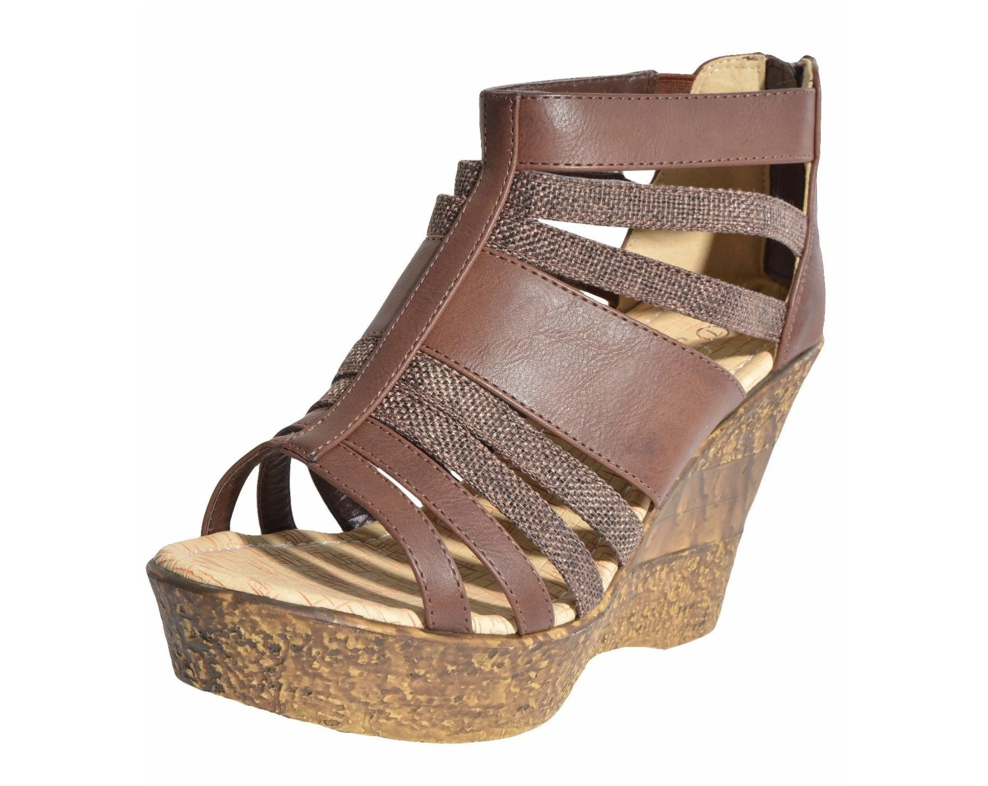 Totally Strappy Wedge Sandals