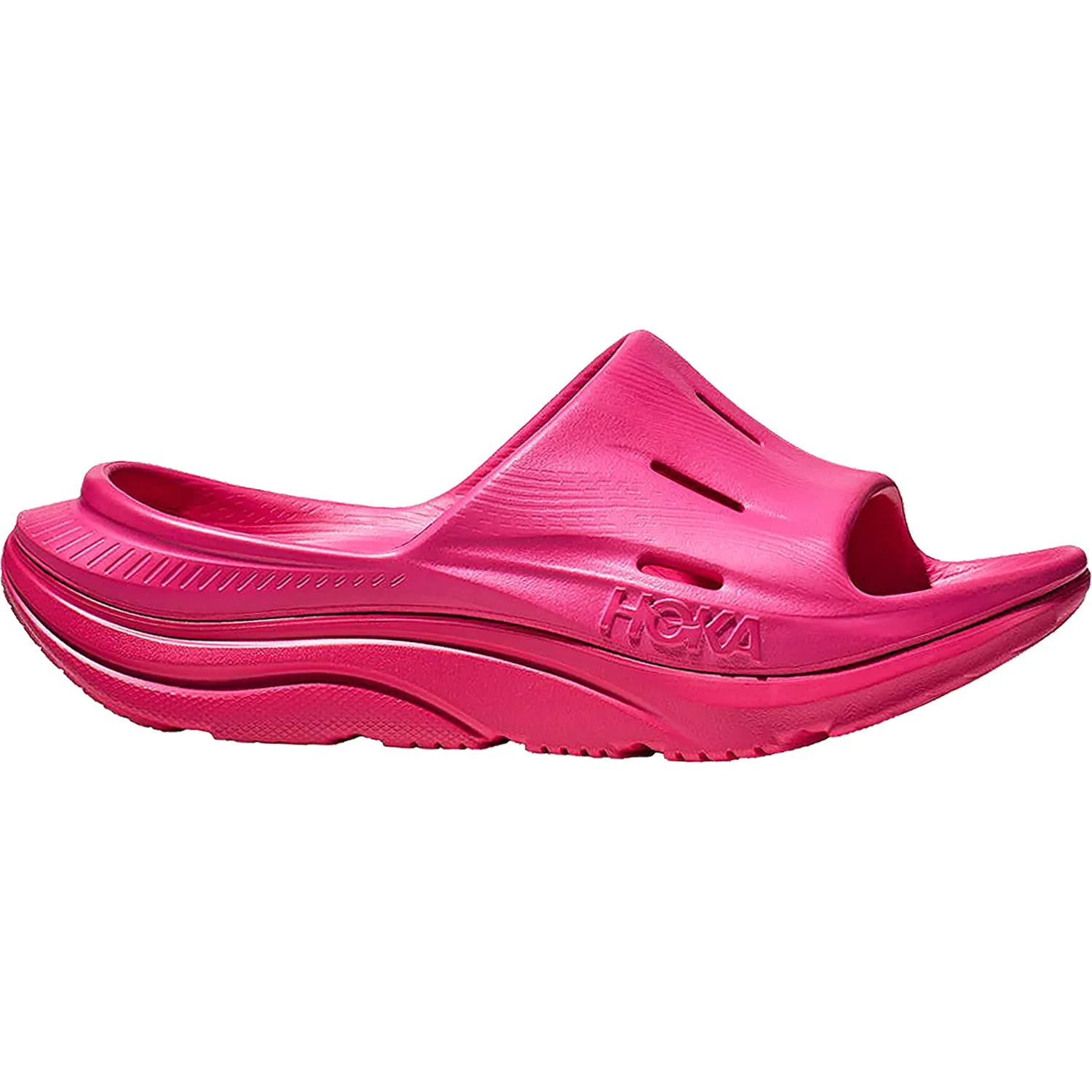 Unisex Hoka Ora Recovery Slide 3 Pink Yarrow EVA