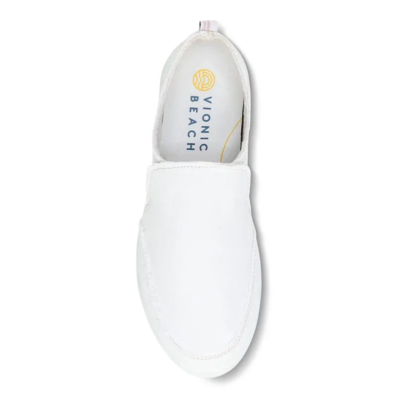 Vionic Women's Malibu Slip On Sneakers- Cream