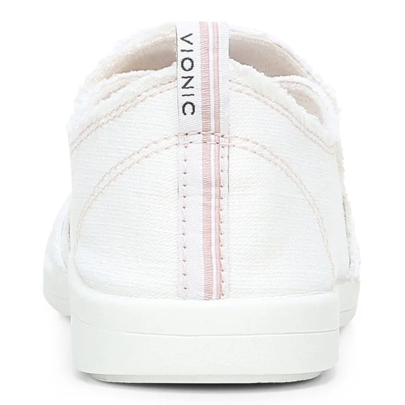 Vionic Women's Malibu Slip On Sneakers- Cream