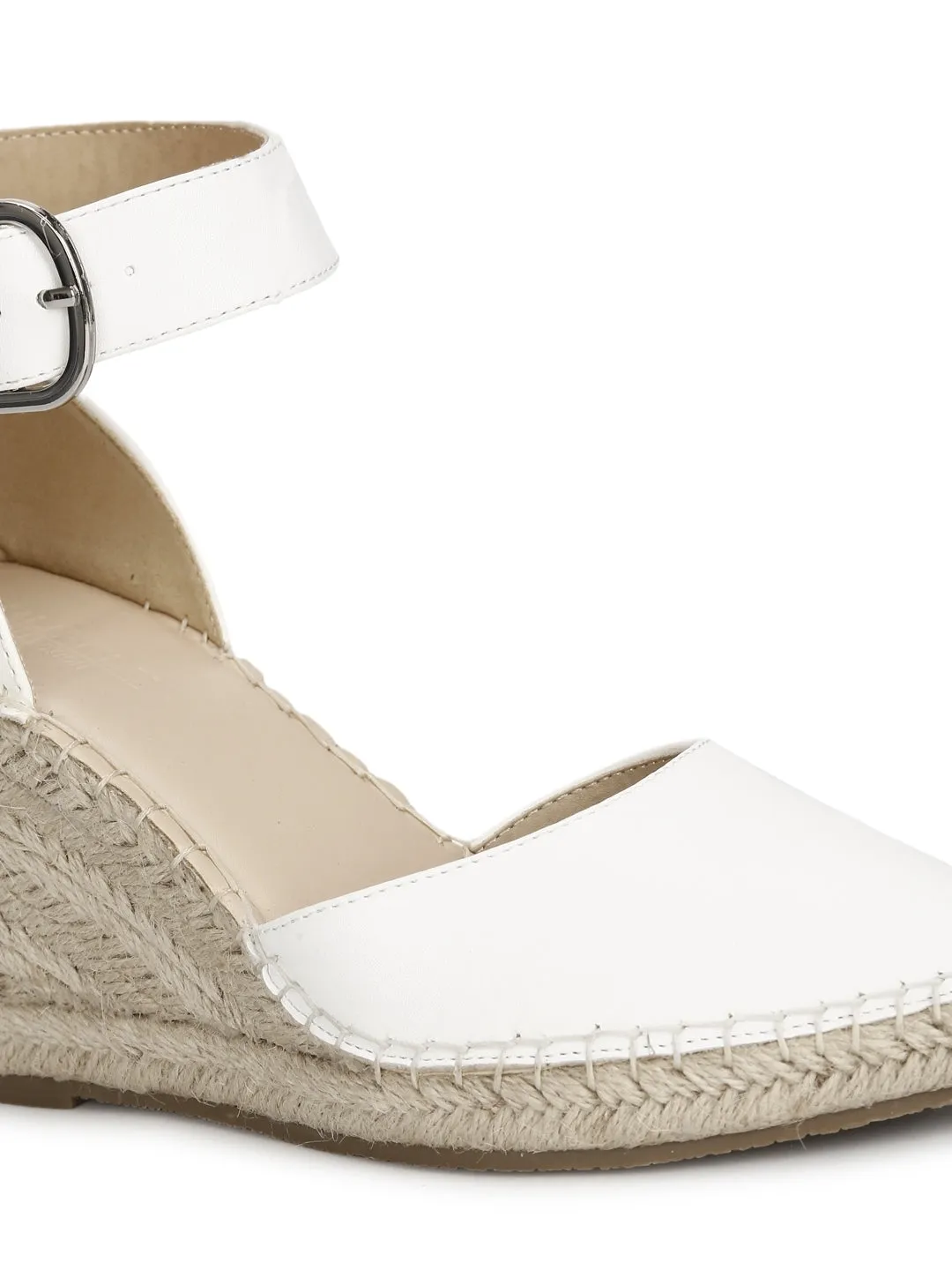 White Pu Covered Jute Wedges