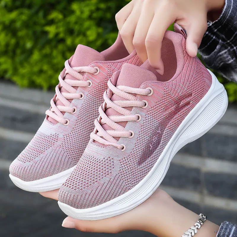 Women's Breathable Flyknit Sneakers