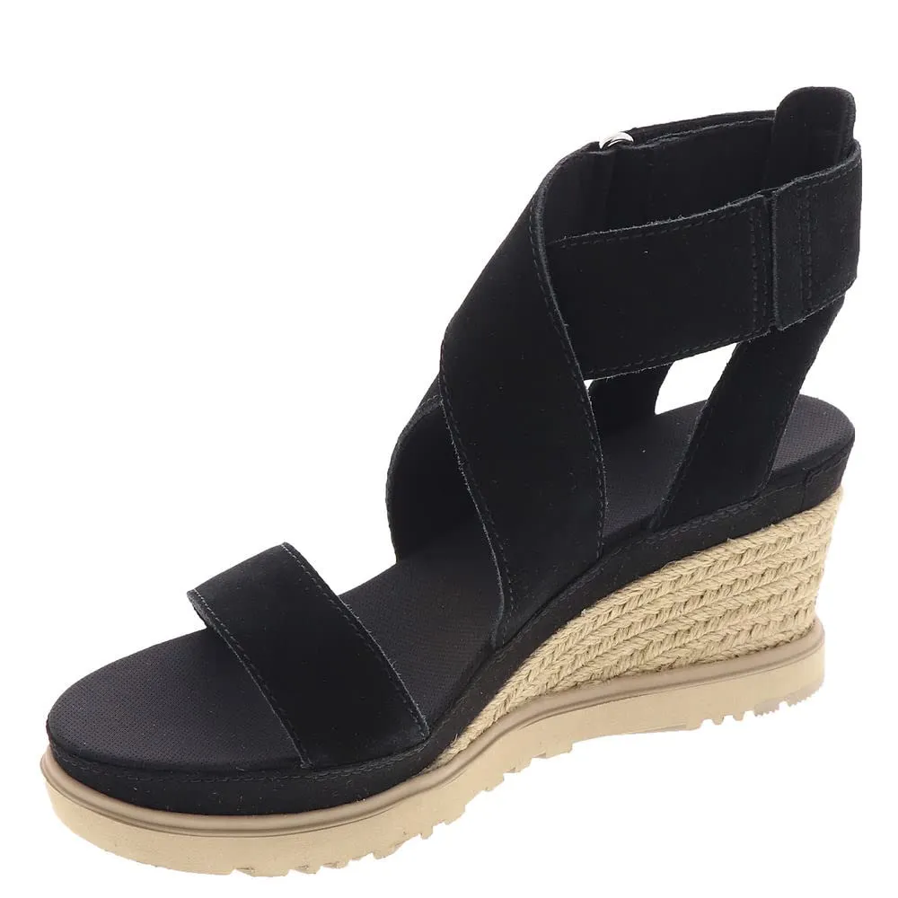 Women's Shoes UGG ILEANA ANKLE Platform Wedges 1139052 BLACK